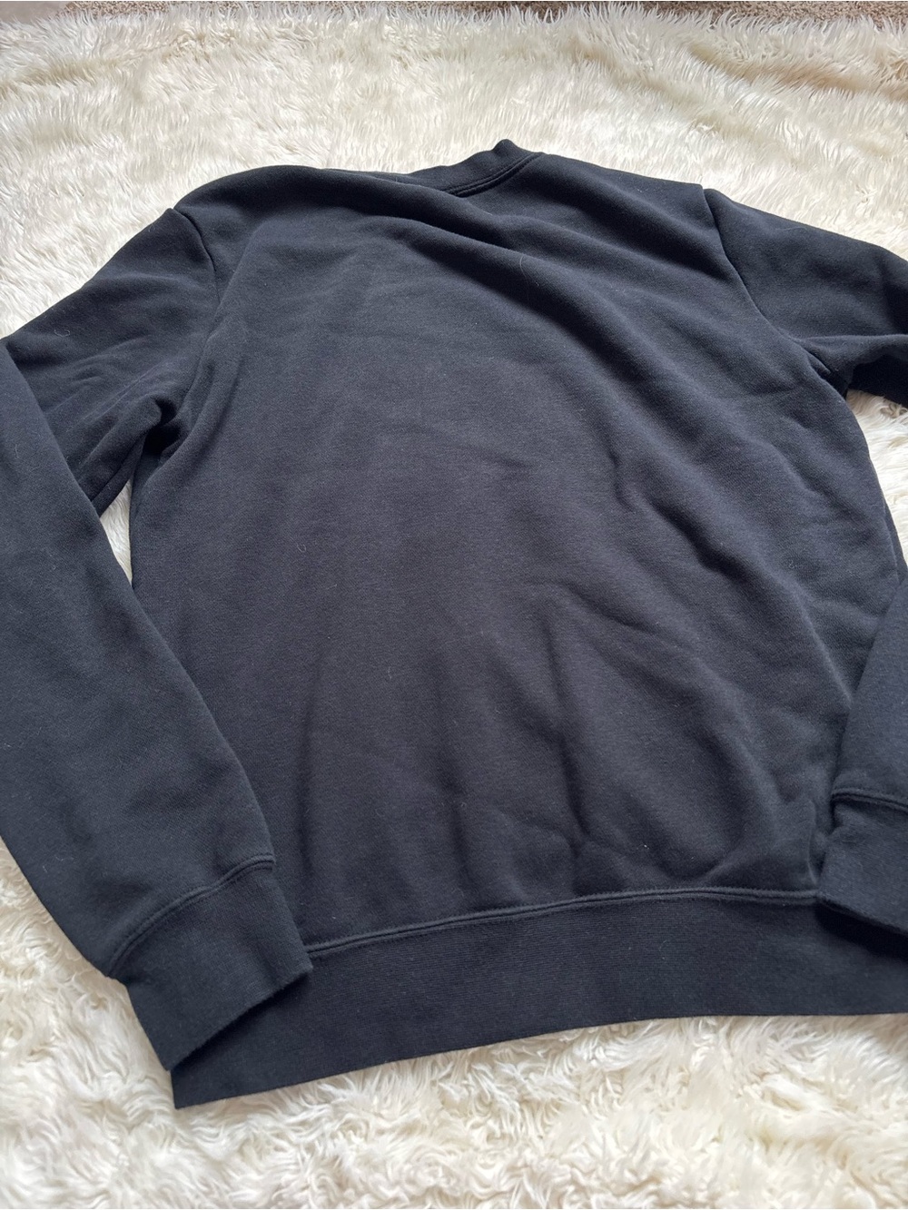 Nike Black Crewneck Sweatshirt with Leopard Swoosh and matching leggings - Picture 5 of 16